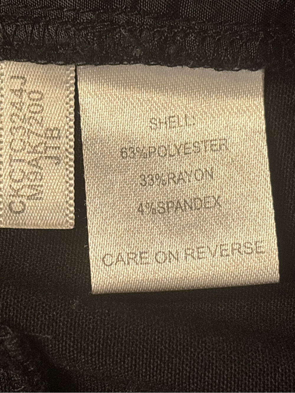 Calvin Klein classic Black Women's Dress Trousers size 8 - Picture 4 of 8